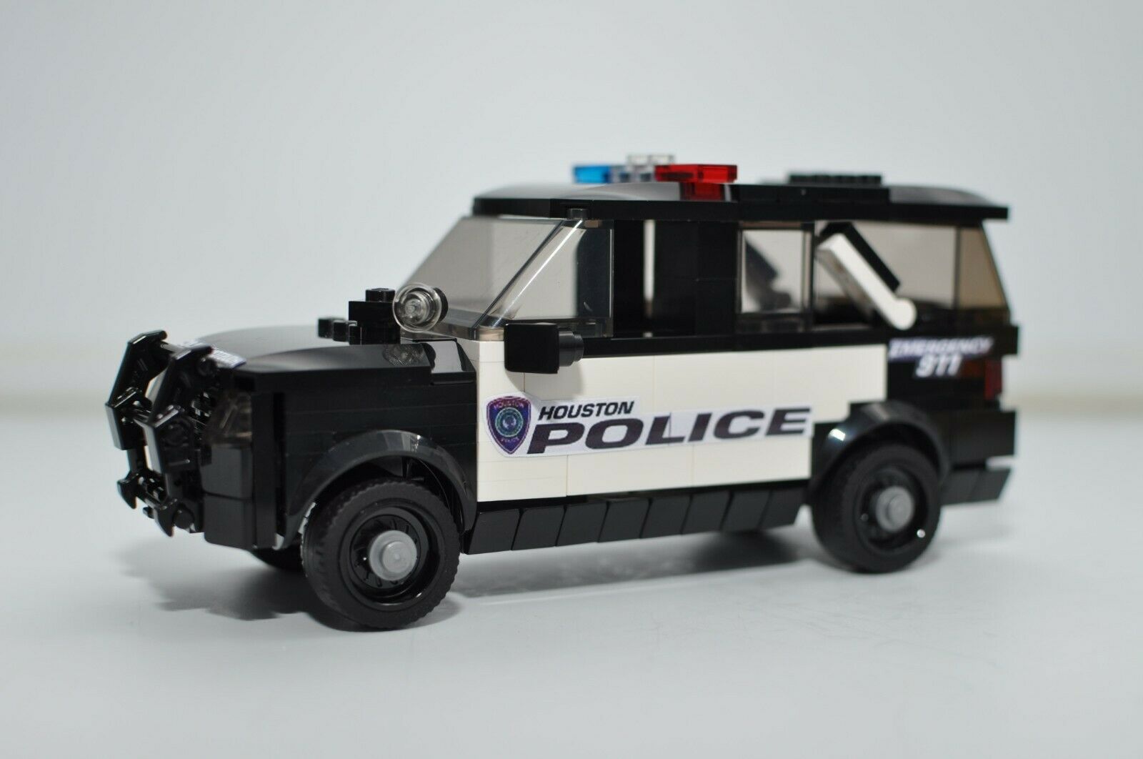 Custom LEGO City Houston Police Ford Interceptor Utility Vehicle Model ...